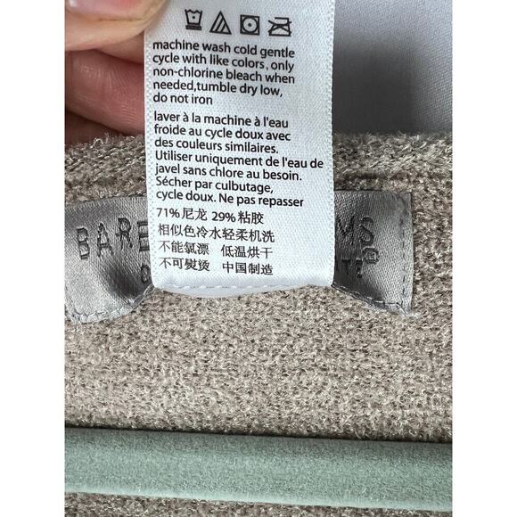 Barefoot Dreams CozyChic Women's Long Sleeve Sweater Gray XS - Picture 5 of 5